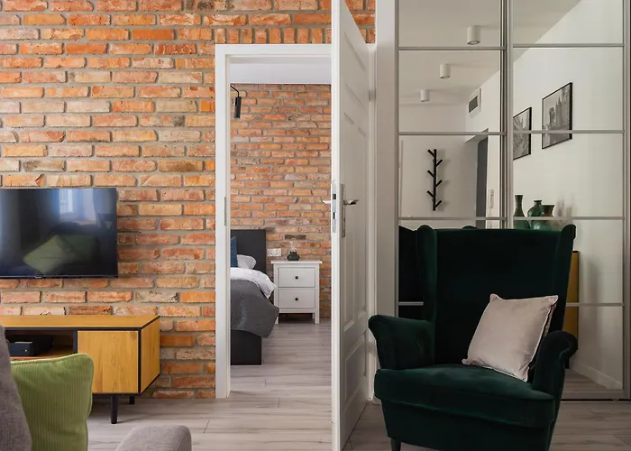 Apartment Glow - Chlebnicka, Old Town & Neptun Fontanna Gdansk